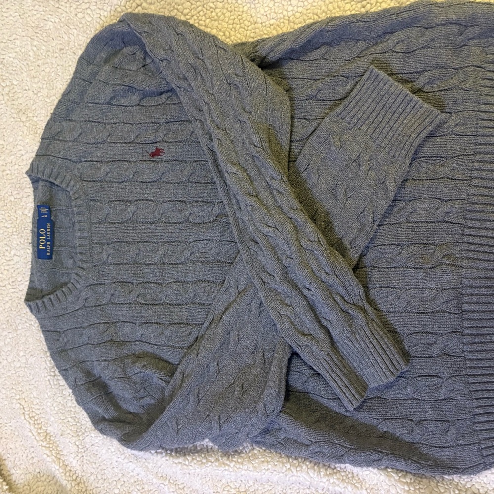 Polo by Ralph Lauren Cable Knit Crewneck Sweater